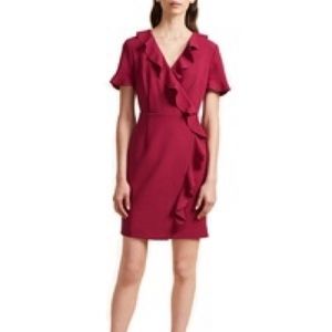 French connection alianor stretch frill dress
